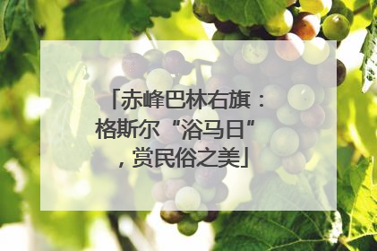 赤峰巴林右旗：格斯尔“浴马日”，赏民俗之美