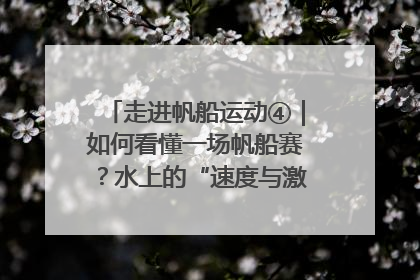 走进帆船运动④｜如何看懂一场帆船赛？水上的“速度与激情”同样精彩