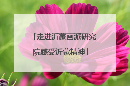 走进沂蒙画派研究院感受沂蒙精神