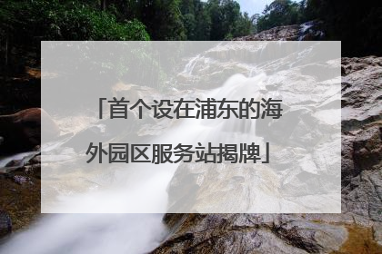 首个设在浦东的海外园区服务站揭牌