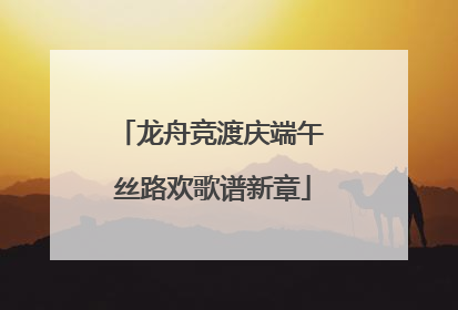 龙舟竞渡庆端午 丝路欢歌谱新章