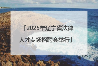 2025年辽宁省法律人才专场招聘会举行