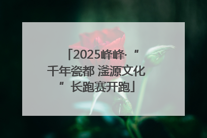 2025峰峰·“千年瓷都 滏源文化”长跑赛开跑