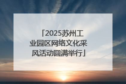 2025苏州工业园区网络文化采风活动圆满举行