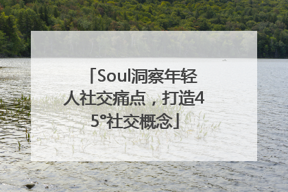 Soul洞察年轻人社交痛点，打造45°社交概念